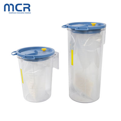 قیمت خوب Disposable Suction Liner Bag with Medical Grade PP Transparent Material and Ethylene Oxide Sterilization for ICU OR آنلاین