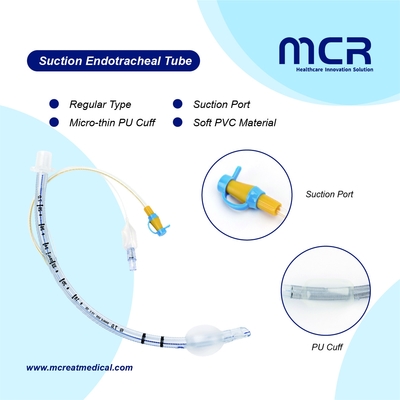 قیمت خوب لوله ی نرم تر PVC Endotracheal با دریچه ی مکش آنلاین