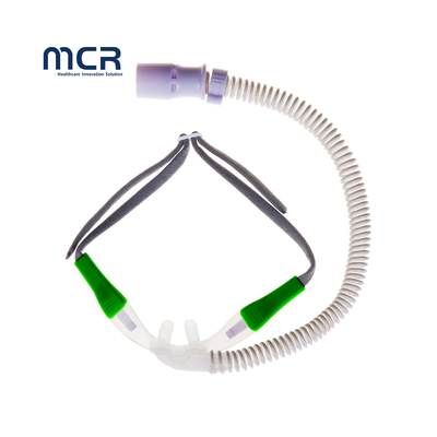 قیمت خوب مقاومت در برابر خم شدن سیلیکون آکسیژن با جریان بالا کانولای بینی برای تنفس ICU آنلاین
