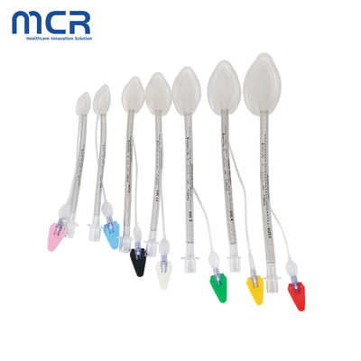 یکبار مصرف پزشکی ماسک حنجره PVC راه هوایی تقویت شده نوع اختیاری