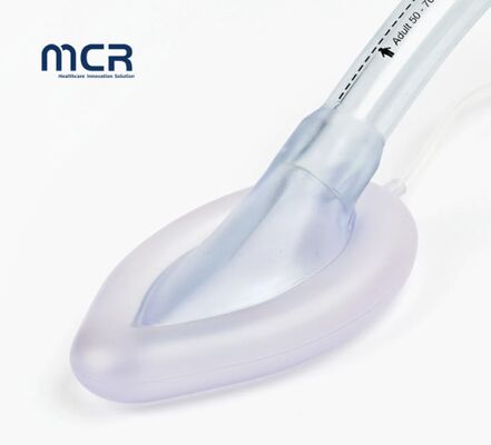 قیمت خوب ماسک یکبار مصرف PVC لارنگیال با استریلیزه ای اتیلن اکسید و لوله انعطاف پذیر مقاوم در برابر خرد برای مدیریت اقتصادی راه هوایی آنلاین