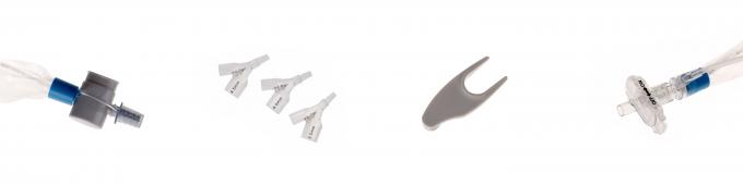 لوازم پزشکی کاتتر مکش بسته نوع 72H 3 Y-Connectors 0