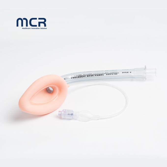 محصولات پزشکی ایزو ماسک یکبار مصرف حنجره راه هوایی با لوله PVC 0